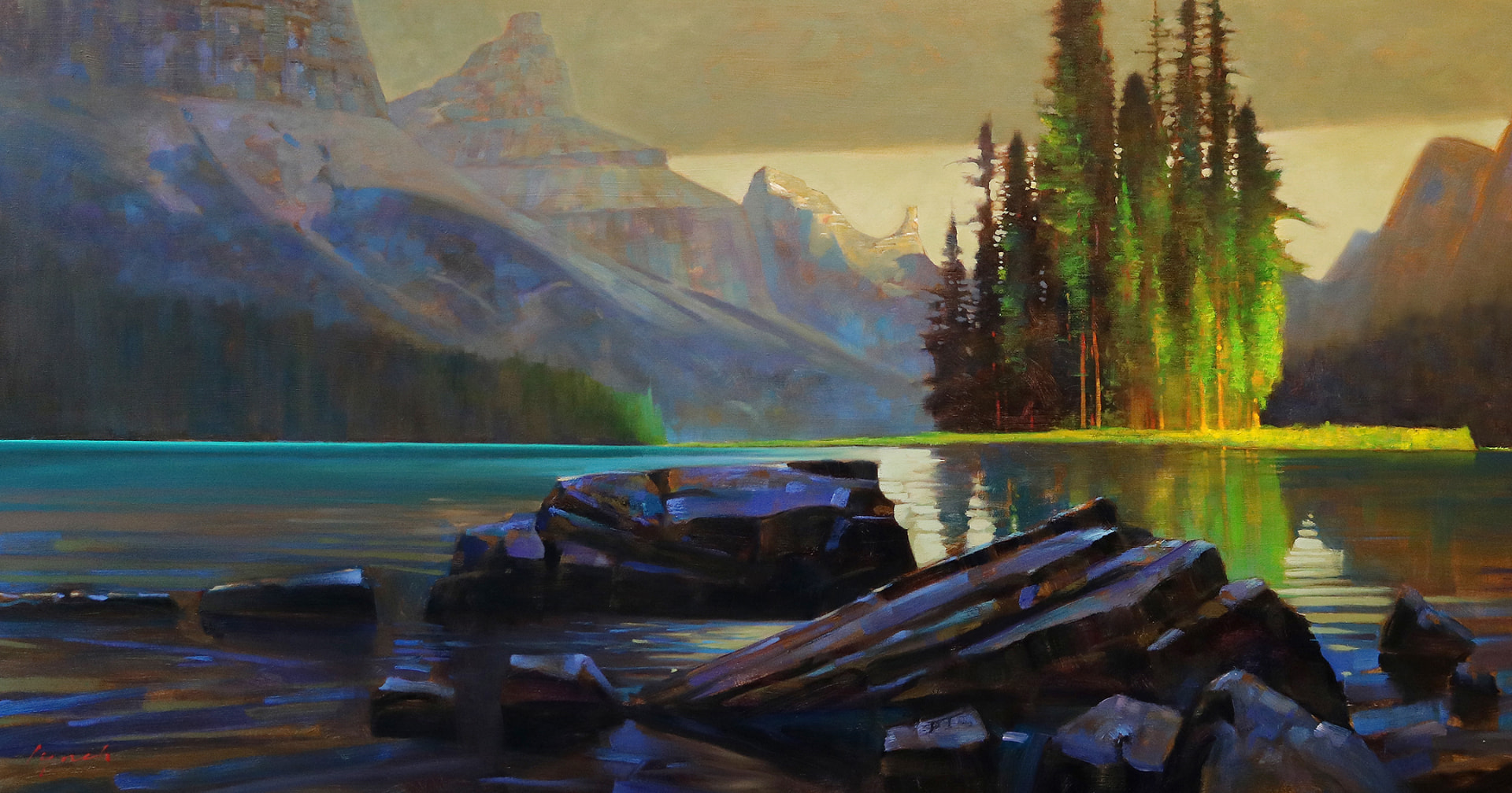 Spirit Island Theatre, artwork by Brent Lynch